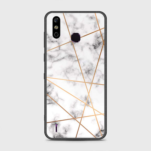 Infinix Smart 4 Cover - White Marble Series 2 - HQ Premium Shine Durable Shatterproof Case