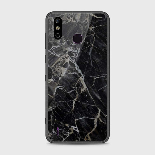 Infinix Smart 4 Cover - Black Marble Series - HQ Premium Shine Durable Shatterproof Case