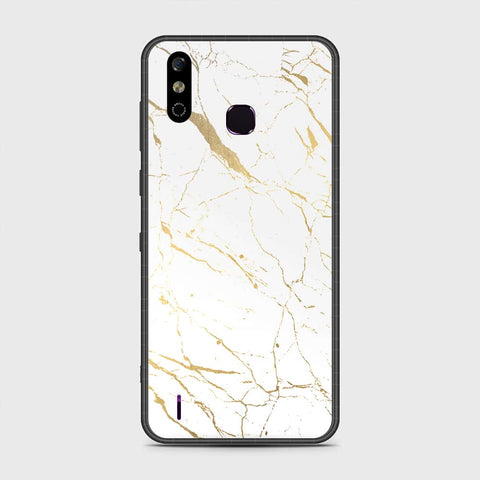 Infinix Smart 4 Cover - White Marble Series 2 - HQ Premium Shine Durable Shatterproof Case