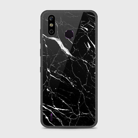 Infinix Smart 4 Cover - Black Marble Series - HQ Premium Shine Durable Shatterproof Case