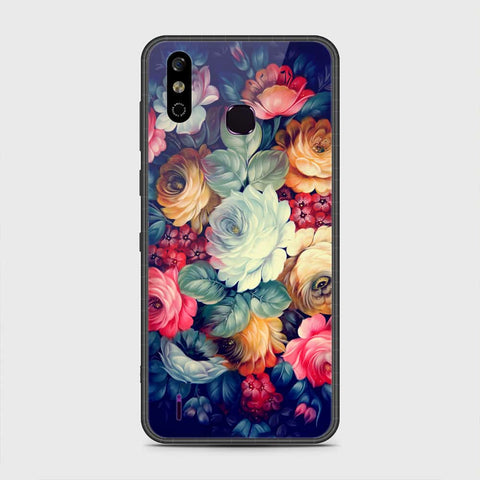 Infinix Smart 4 Cover - Floral Series 2 - HQ Premium Shine Durable Shatterproof Case