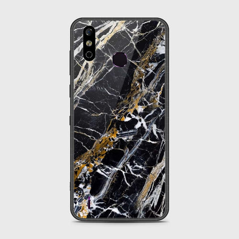 Infinix Smart 4 Cover - Black Marble Series - HQ Premium Shine Durable Shatterproof Case