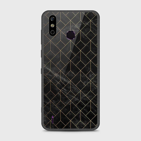 Infinix Smart 4 Cover - Black Marble Series - HQ Premium Shine Durable Shatterproof Case