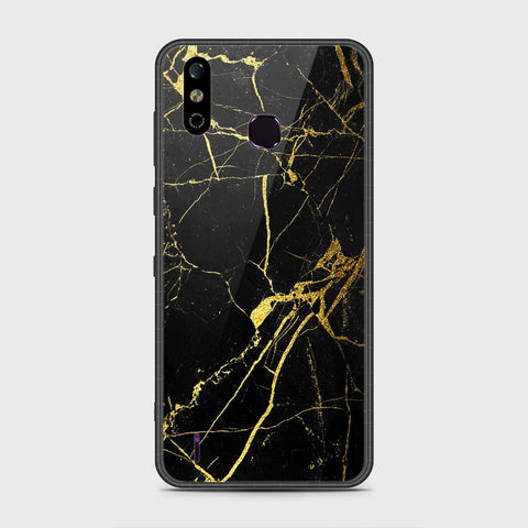 Infinix Smart 4 Cover - Black Marble Series - HQ Premium Shine Durable Shatterproof Case