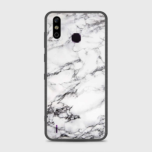 Infinix Smart 4 Cover - White Marble Series - HQ Premium Shine Durable Shatterproof Case