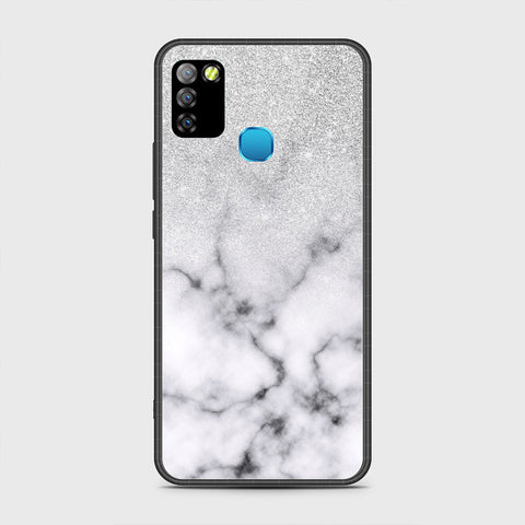 Infinix Smart 5 Cover - White Marble Series - HQ Premium Shine Durable Shatterproof Case