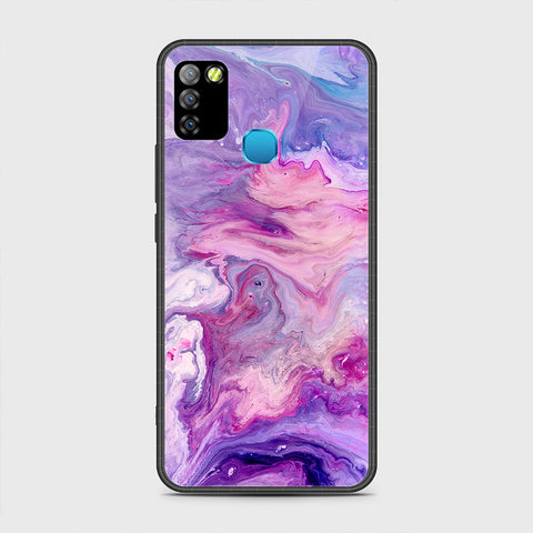 Infinix Smart 5 Cover - Colorful Marble Series - HQ Premium Shine Durable Shatterproof Case