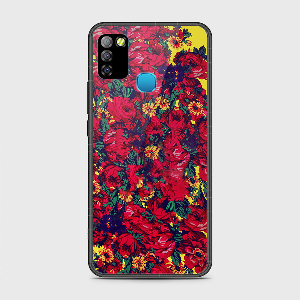 Infinix Smart 5 Cover - Floral Series - HQ Premium Shine Durable Shatterproof Case