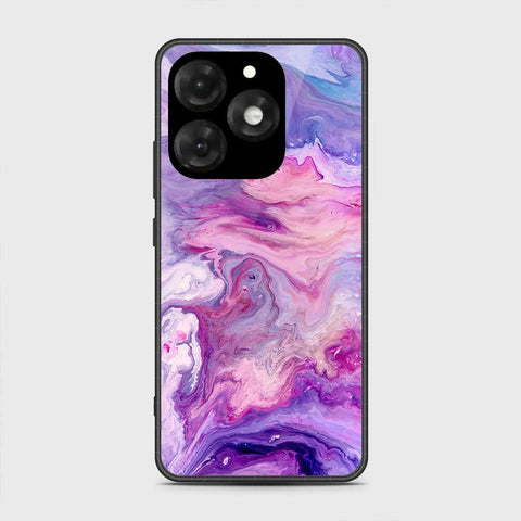 itel A70 Cover- Colorful Marble Series - HQ Premium Shine Durable Shatterproof Case