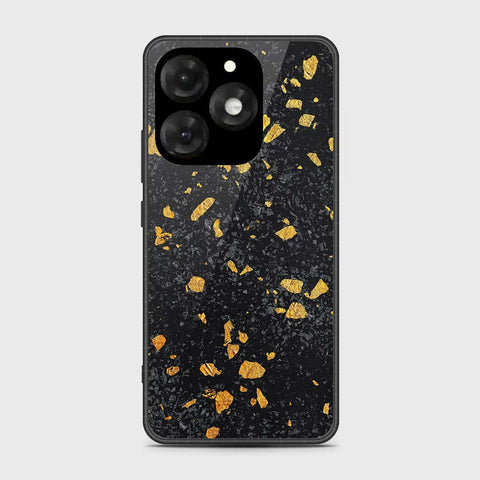 itel A70 Cover- Black Marble Series - HQ Premium Shine Durable Shatterproof Case