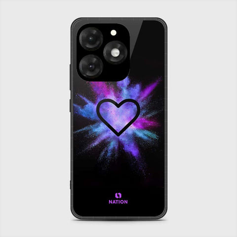 itel A70 Cover- Onation Heart Series - HQ Premium Shine Durable Shatterproof Case