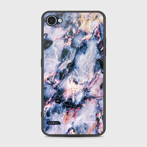 LG Q6 Cover - Colorful Marble Series - HQ Premium Shine Durable Shatterproof Case