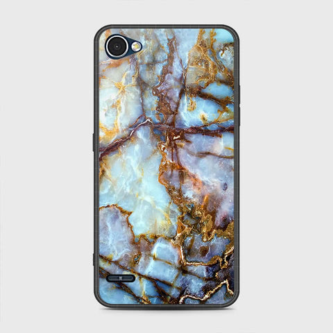 LG Q6 Cover - Colorful Marble Series - HQ Premium Shine Durable Shatterproof Case