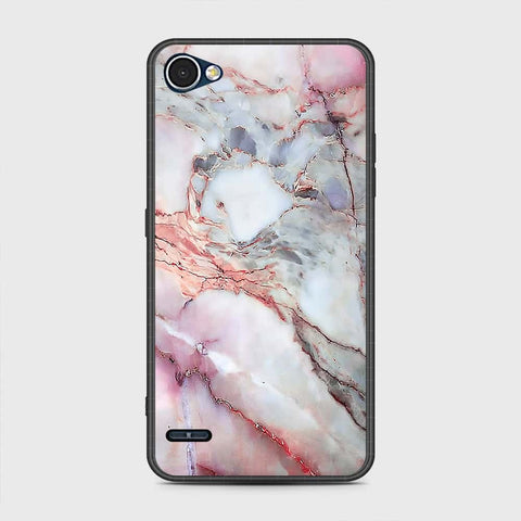 LG Q6 Cover - Colorful Marble Series - HQ Premium Shine Durable Shatterproof Case