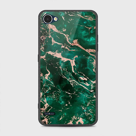 LG Q6 Cover - Colorful Marble Series - HQ Premium Shine Durable Shatterproof Case