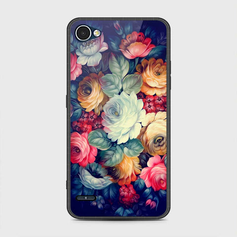 LG Q6 Cover - Floral Series 2 - HQ Premium Shine Durable Shatterproof Case