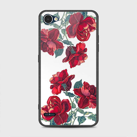 LG Q6 Cover - Floral Series 2 - HQ Premium Shine Durable Shatterproof Case