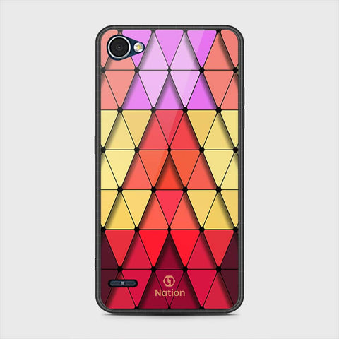 LG Q6 Cover - Onation Pyramid Series - HQ Premium Shine Durable Shatterproof Case