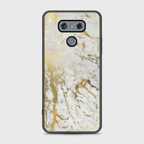 LG G6 Cover - White Marble Series - HQ Premium Shine Durable Shatterproof Case