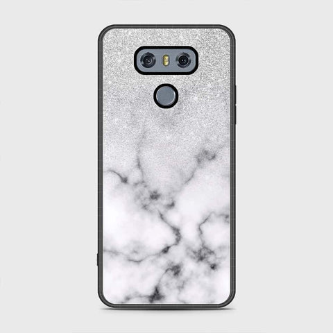 LG G6 Cover - White Marble Series - HQ Premium Shine Durable Shatterproof Case