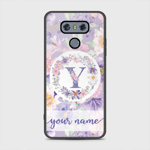 LG G6 Cover - Personalized Alphabet Series - HQ Premium Shine Durable Shatterproof Case