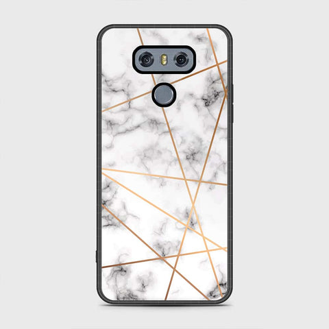 LG G6 Cover - White Marble Series 2 - HQ Premium Shine Durable Shatterproof Case