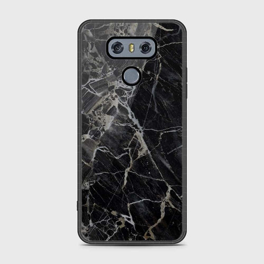 LG G6 Cover - Black Marble Series - HQ Premium Shine Durable Shatterproof Case