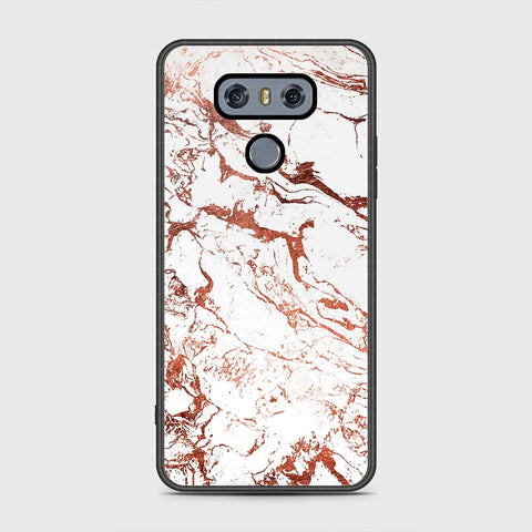 LG G6 Cover - White Marble Series 2 - HQ Premium Shine Durable Shatterproof Case