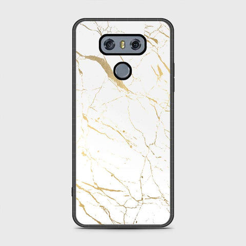 LG G6 Cover - White Marble Series 2 - HQ Premium Shine Durable Shatterproof Case