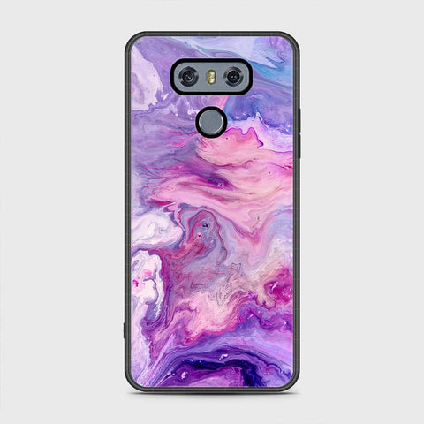 LG G6 Cover - Colorful Marble Series - HQ Premium Shine Durable Shatterproof Case