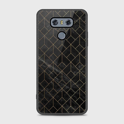 LG G6 Cover - Black Marble Series - HQ Premium Shine Durable Shatterproof Case