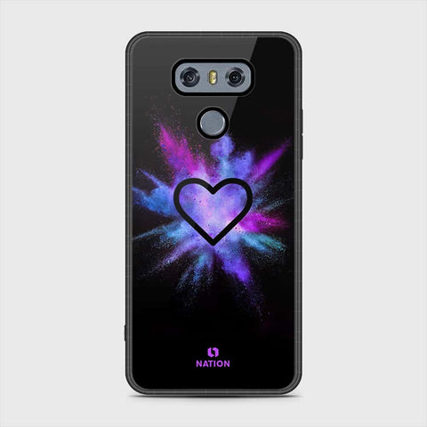 LG G6 Cover - Onation Heart Series - HQ Premium Shine Durable Shatterproof Case