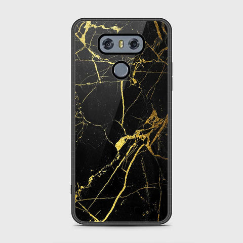 LG G6 Cover - Black Marble Series - HQ Premium Shine Durable Shatterproof Case