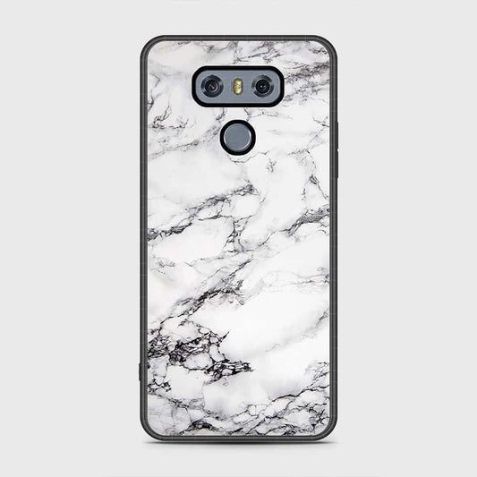 LG G6 Cover - White Marble Series - HQ Premium Shine Durable Shatterproof Case