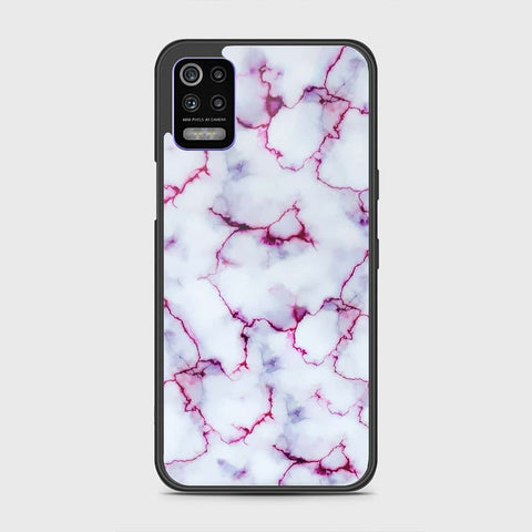 LG K52 Cover- White Marble Series - HQ Premium Shine Durable Shatterproof Case