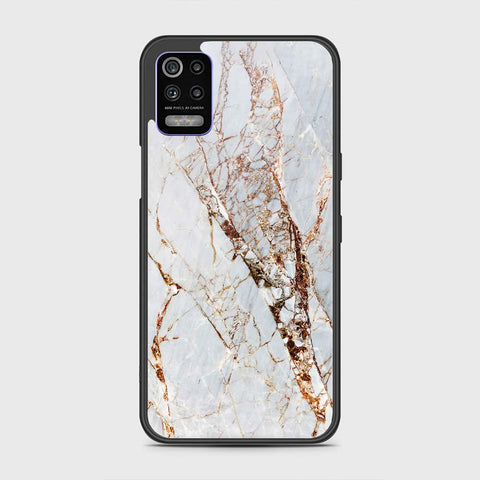 LG K52 Cover- White Marble Series - HQ Premium Shine Durable Shatterproof Case