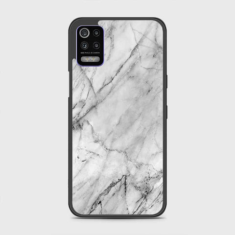 LG K52 Cover- White Marble Series - HQ Premium Shine Durable Shatterproof Case