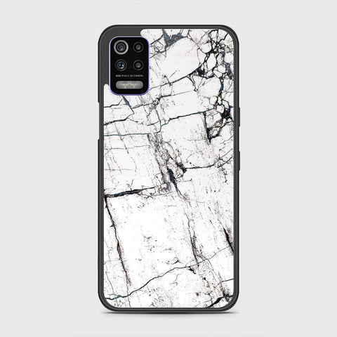 LG K52 Cover- White Marble Series 2 - HQ Premium Shine Durable Shatterproof Case