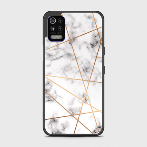 LG K52 Cover- White Marble Series 2 - HQ Premium Shine Durable Shatterproof Case