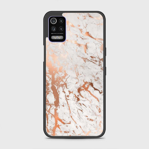 LG K52 Cover- White Marble Series 2 - HQ Premium Shine Durable Shatterproof Case