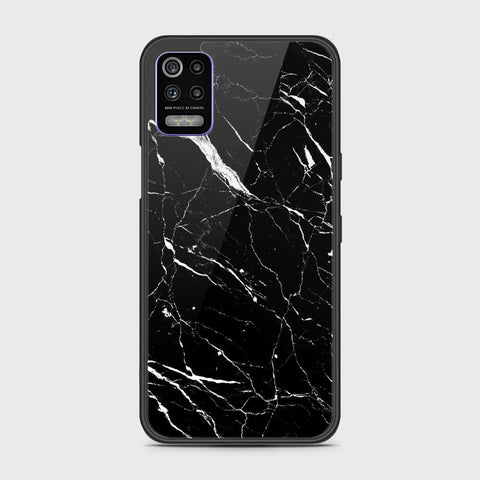 LG K52 Cover- Black Marble Series - HQ Premium Shine Durable Shatterproof Case