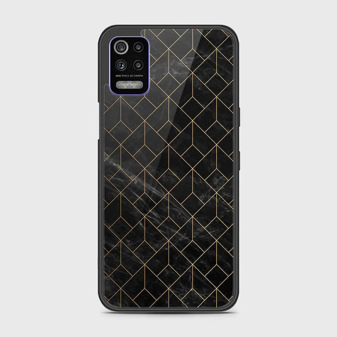 LG K52 Cover- Black Marble Series - HQ Premium Shine Durable Shatterproof Case