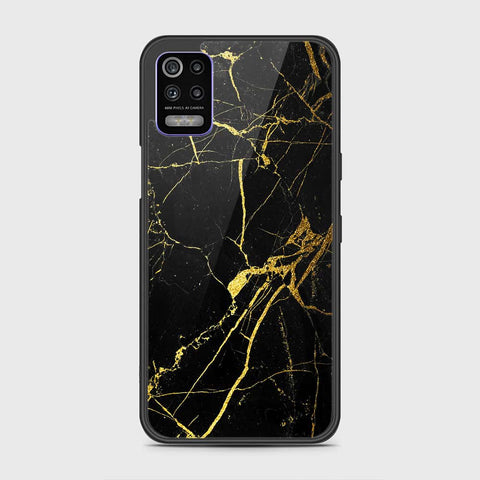 LG K52 Cover- Black Marble Series - HQ Premium Shine Durable Shatterproof Case