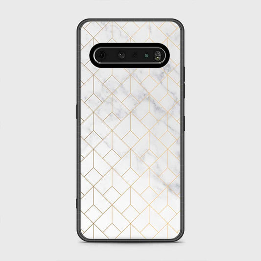 LG V60 Cover- White Marble Series 2 - HQ Premium Shine Durable Shatterproof Case