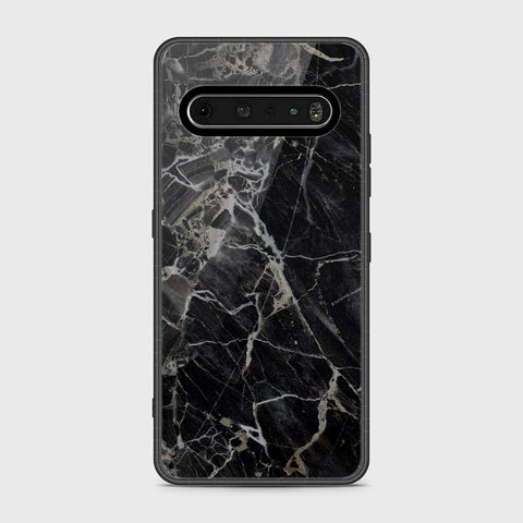 LG V60 ThinQ 5G Cover- Black Marble Series - HQ Premium Shine Durable Shatterproof Case