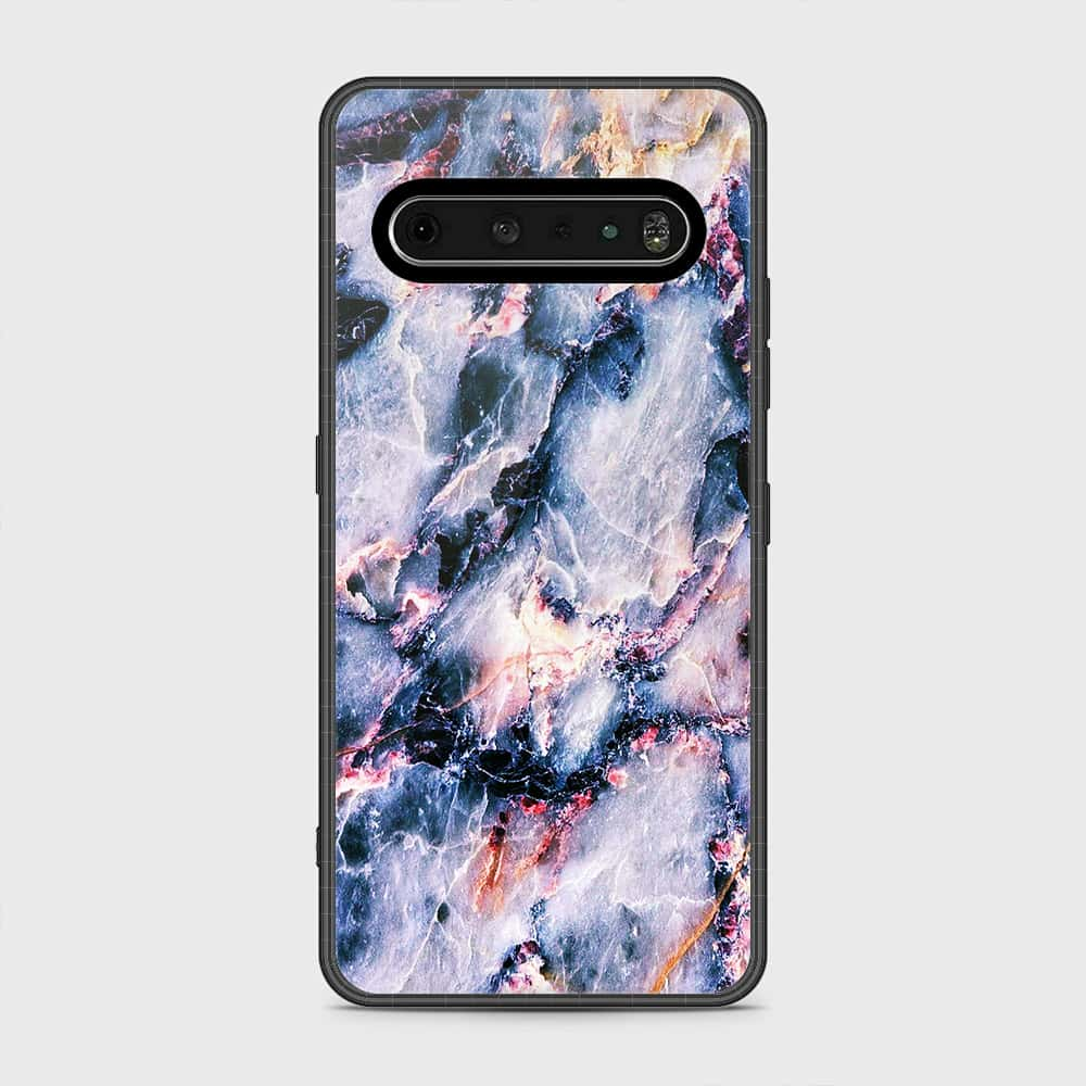 LG V60 ThinQ 5G Cover- Colorful Marble Series - HQ Premium Shine Durable Shatterproof Case