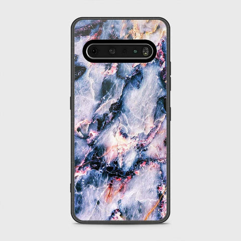 LG V60 ThinQ 5G Cover- Colorful Marble Series - HQ Premium Shine Durable Shatterproof Case