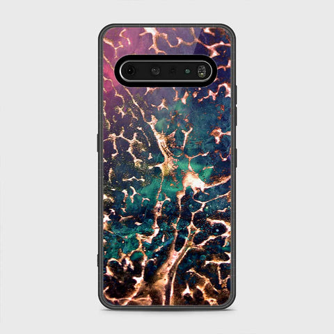 LG V60 ThinQ 5G Cover- Colorful Marble Series - HQ Premium Shine Durable Shatterproof Case