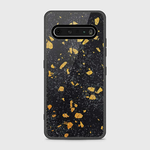 LG V60 Cover- Black Marble Series - HQ Premium Shine Durable Shatterproof Case