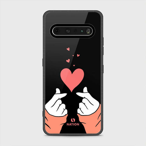 LG V60 ThinQ 5G Cover- Onation Heart Series - HQ Premium Shine Durable Shatterproof Case